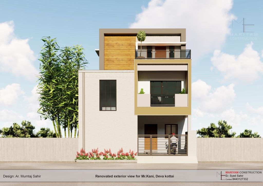 Renovated exterior for Mr. Kani